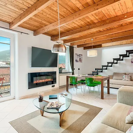 The Mansarda- 5terre-best Position-3 Beds-ac Daire *